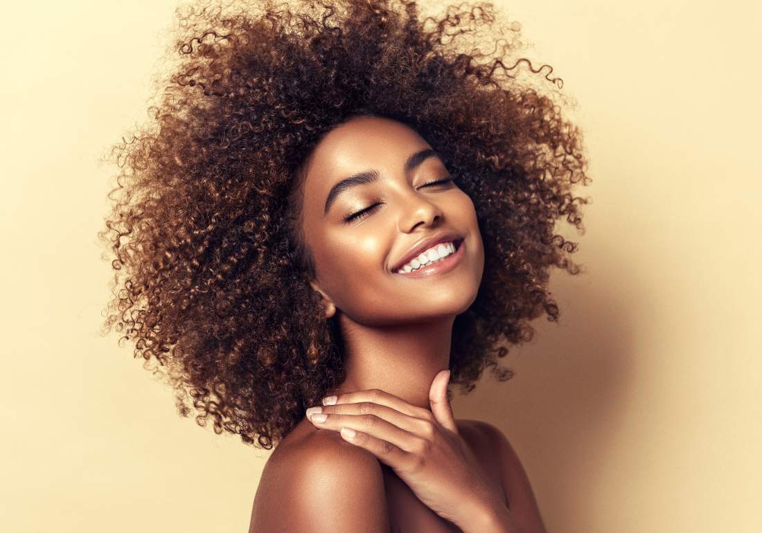 Woman happy