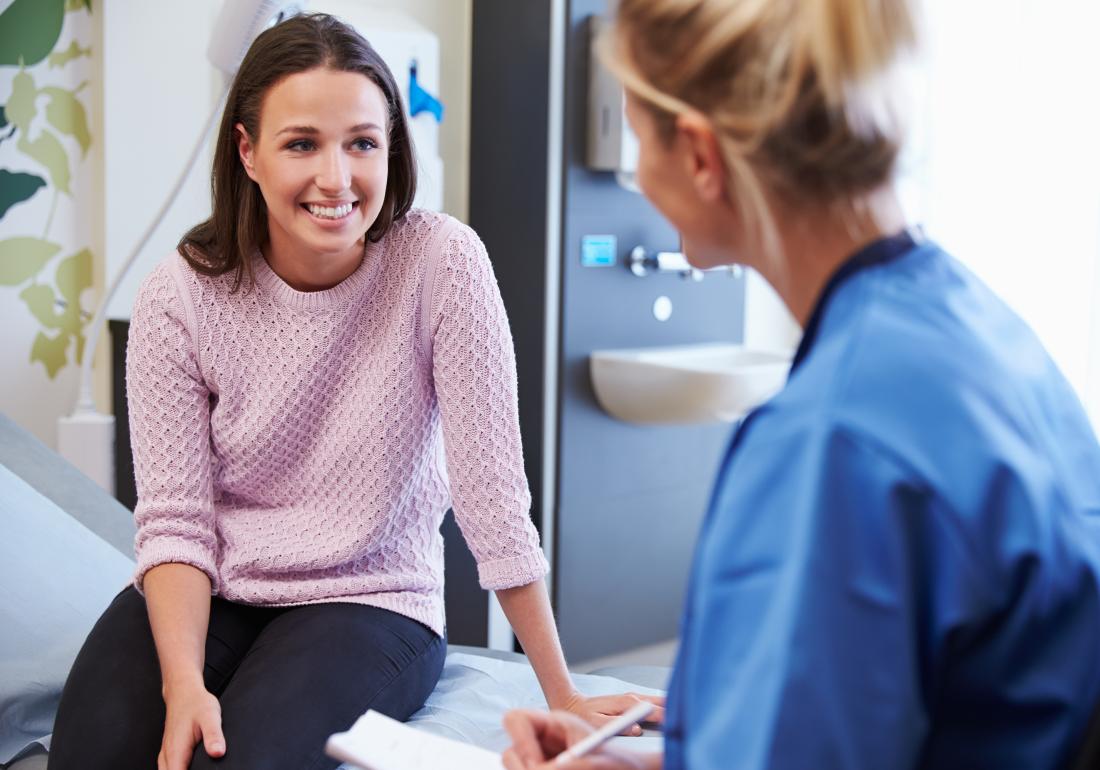 Doctor diagnosing endo