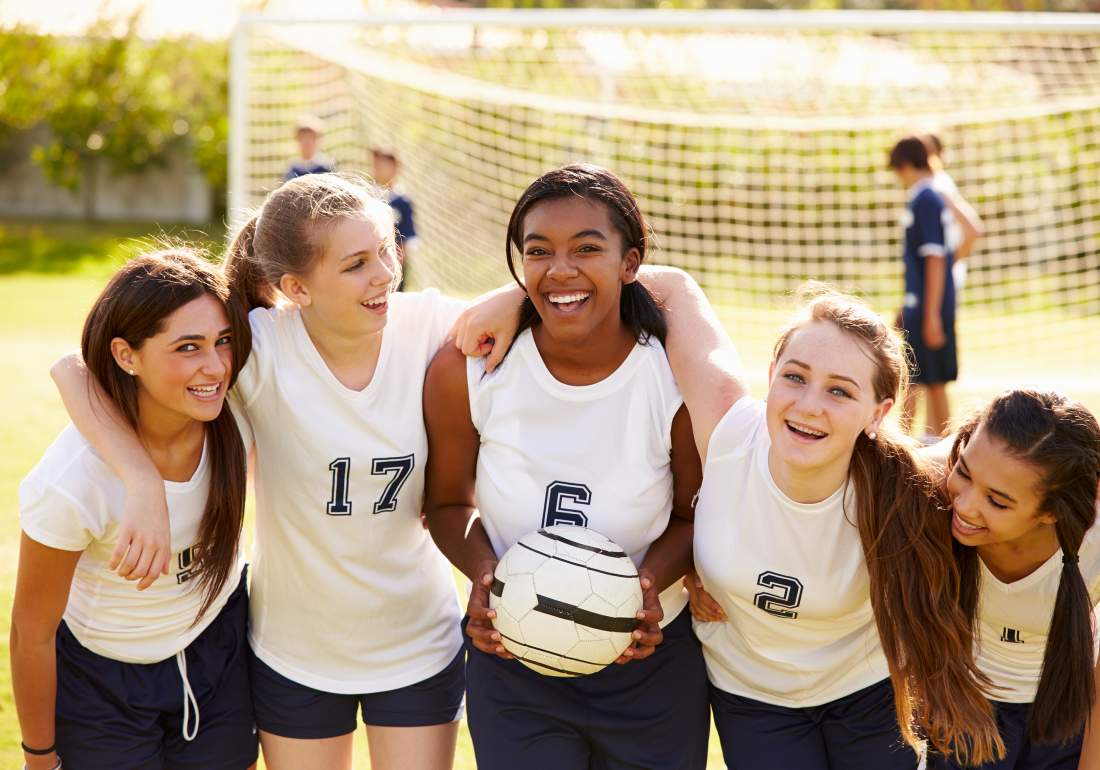 Girls' sports team