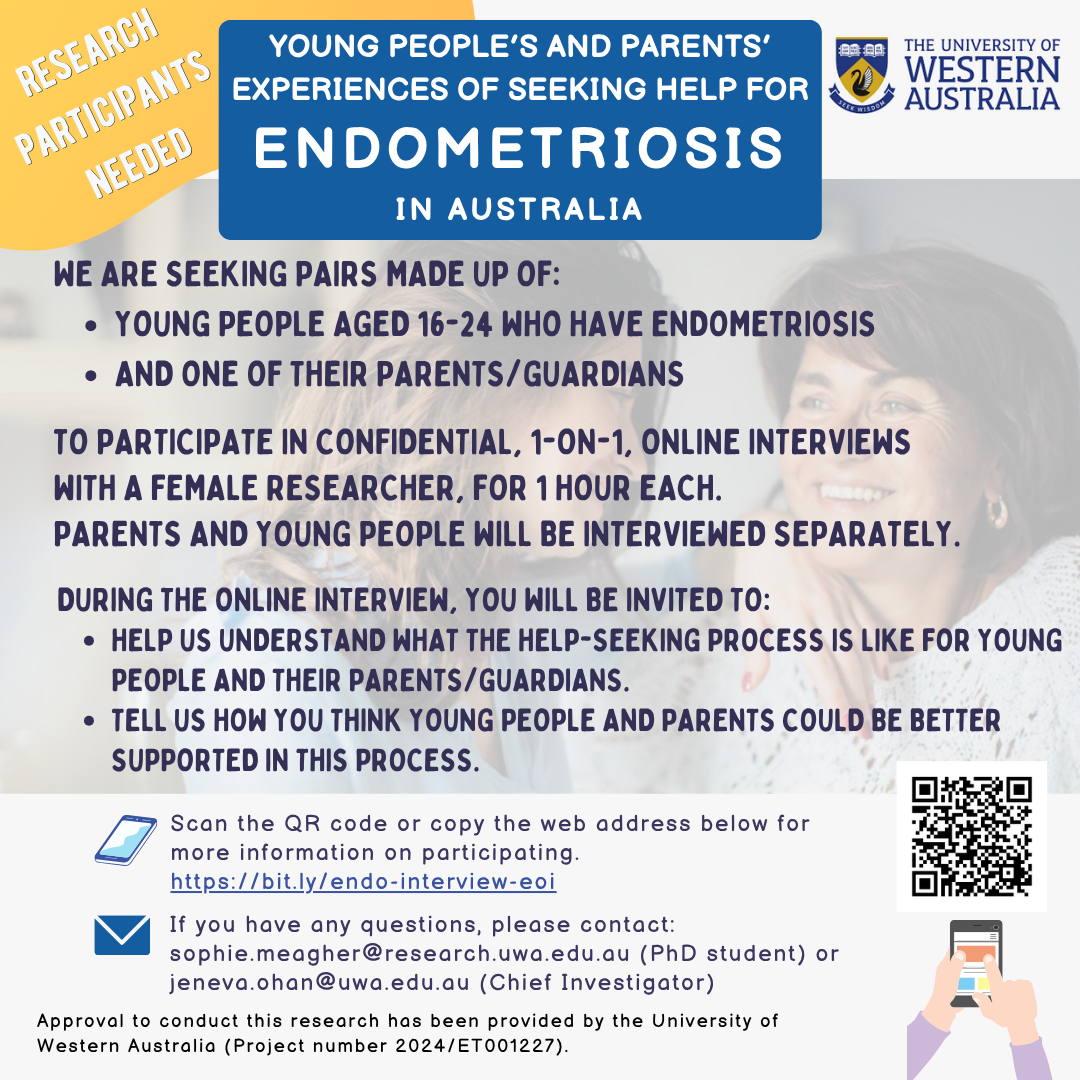 Young people’s and parents’ experiences of help-seeking for endometriosis_flyer