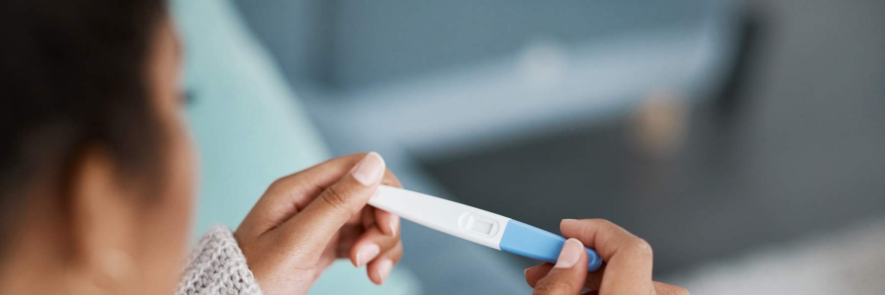 Checking pregnancy test