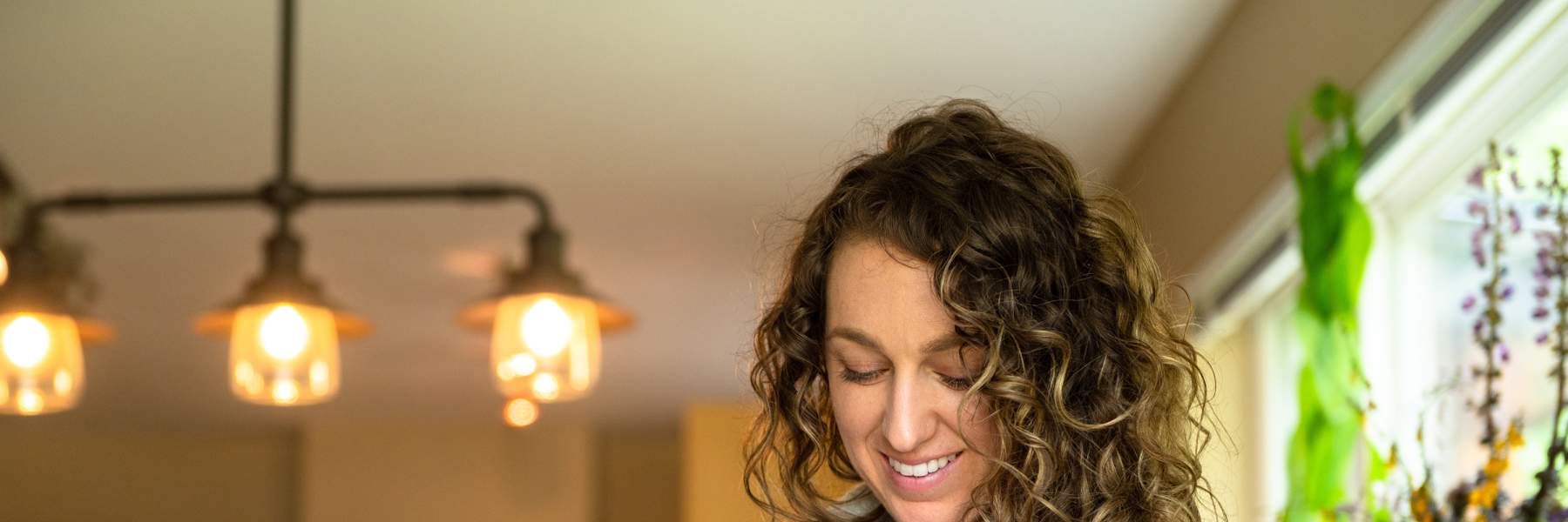 Woman taking medication for endo symptoms