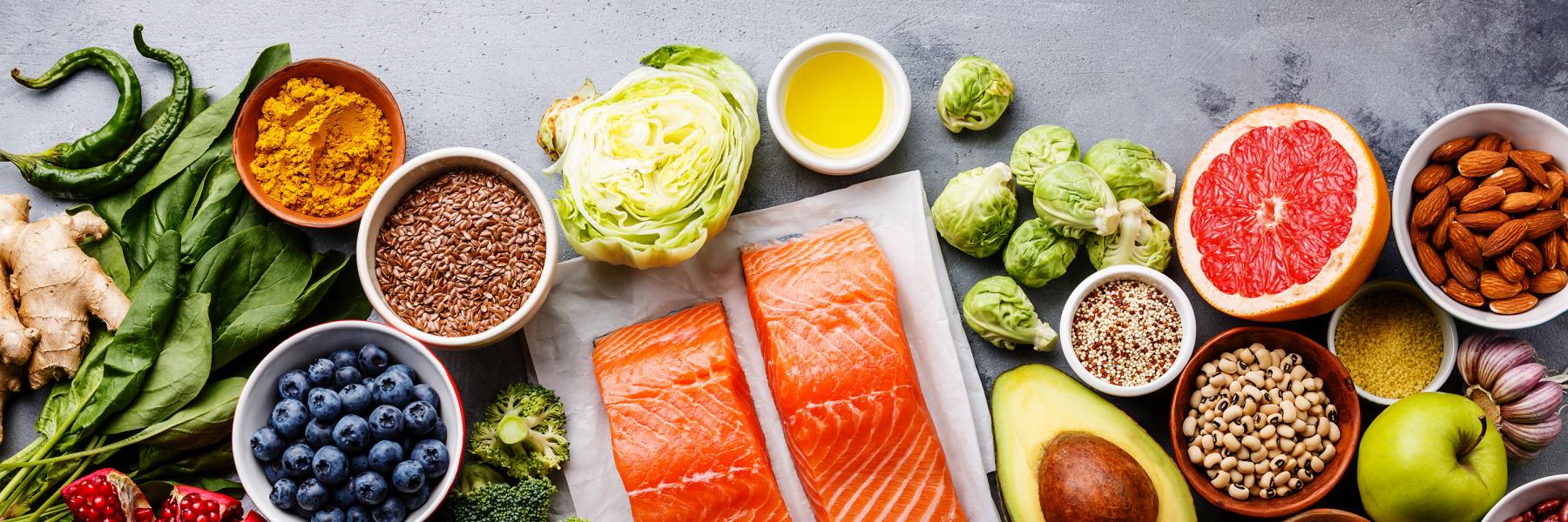 Food choices for endo diet including fish and omega 3