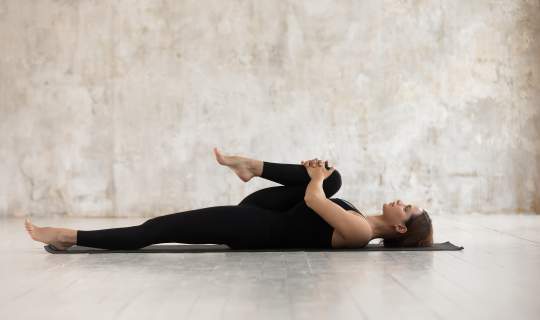 Endo treatment with pelvic stretches